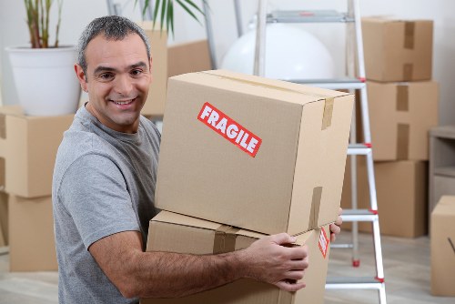Comprehensive packing services with labeled boxes