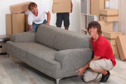 Careful handling of furniture during pick-up