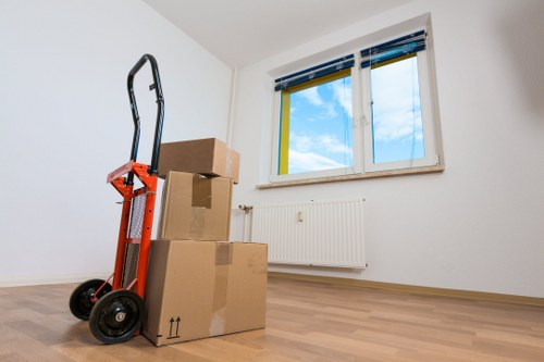 Planned moving process with Man and Van in the UK