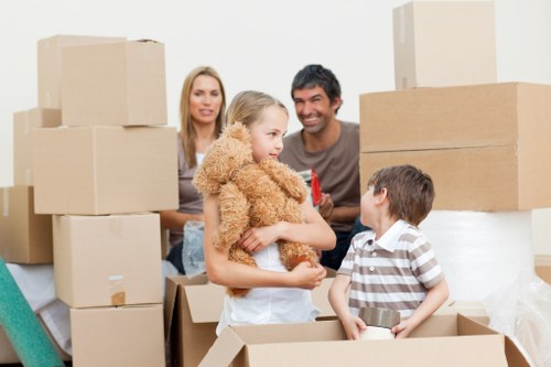 Experienced furniture pick-up team in action